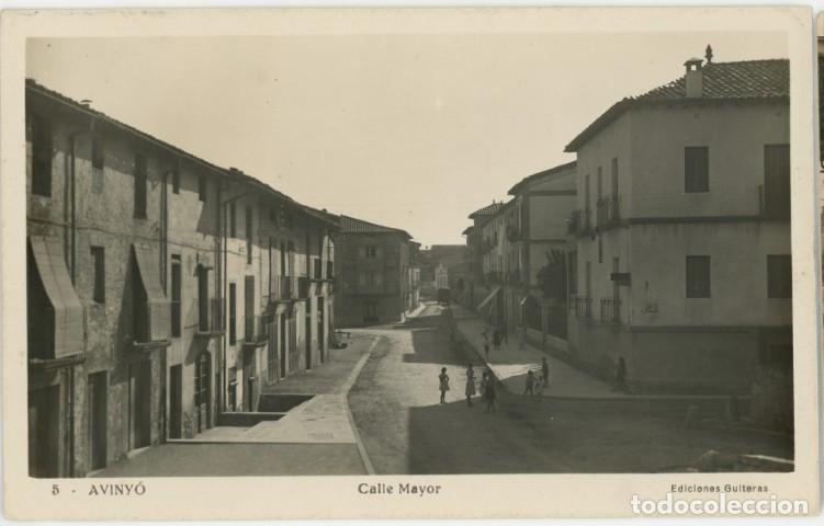 Postcards: a10503 avinyo calle mayor guiteras n&ordm;5 circulada fotografica