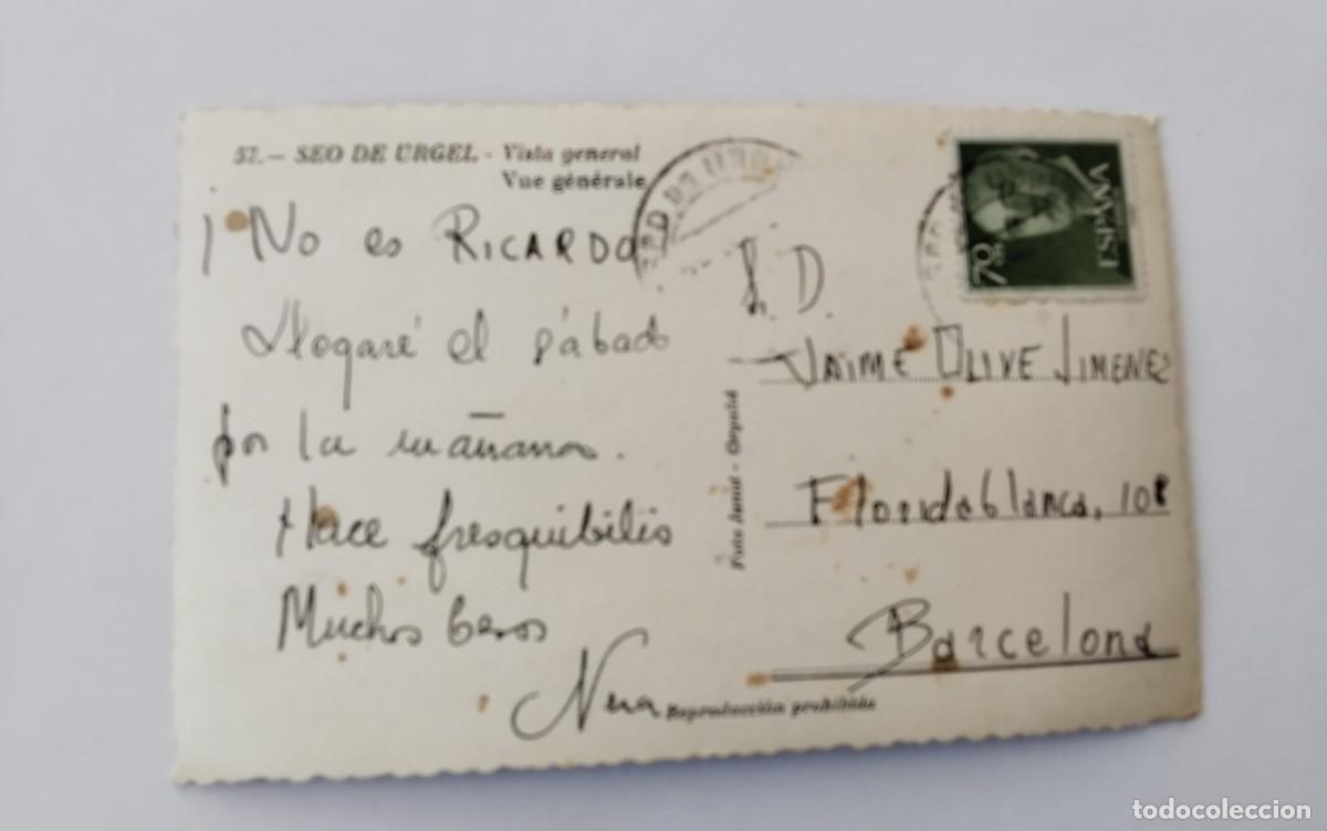 Postales: SEO DE URGEL , POSTAL ANTIGUA , - Foto 3