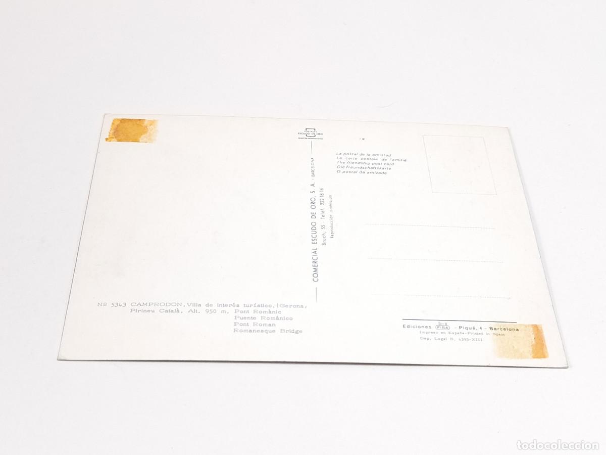 Postales: RIPOLL&Egrave;S - POSTAL CAMPROD&Oacute;N - PONT ROM&Agrave;NIC - Foto 2