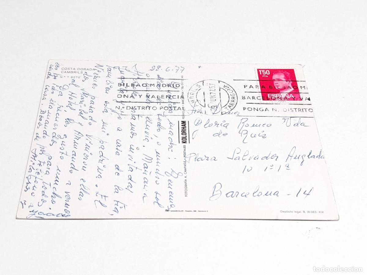 Postales: BAIX CAMP - POSTAL CAMBRILS - Foto 2