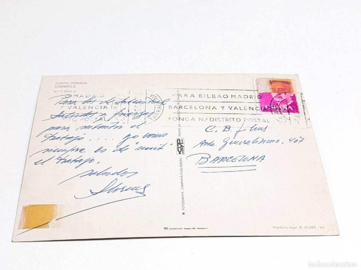Postales: BAIX CAMP - POSTAL CAMBRILS - Foto 2