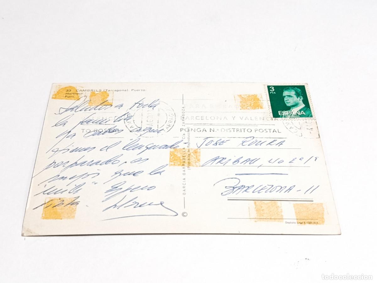 Postales: BAIX CAMP - POSTAL CAMBRILS - PUERTO - Foto 2