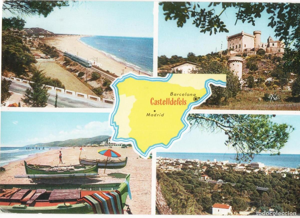 Postales: BARCELONA-CASTELLDEFELS-CIRCULADA- - Foto 1