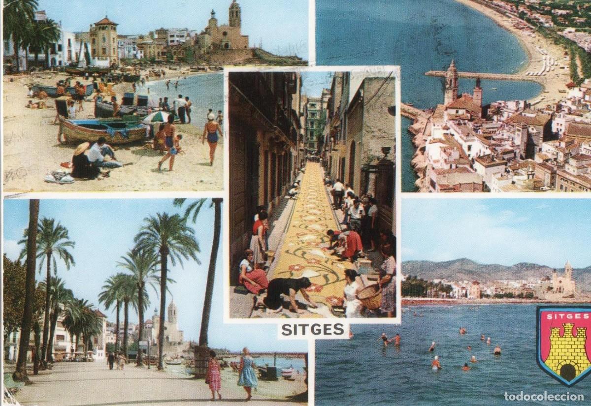 Postales: BARCELONA-SITGES-CIRCULADA- - Foto 1