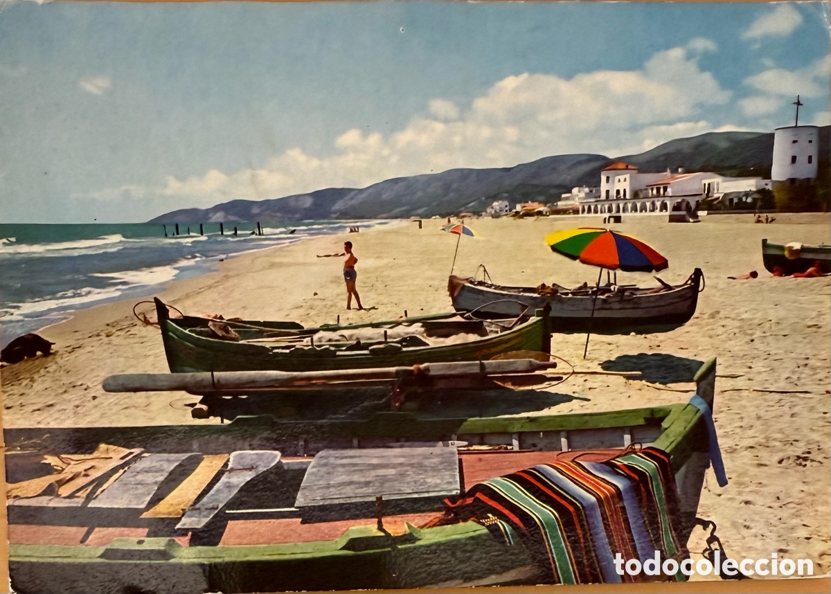 Postales: Costa Brava Casteldefels playa 1961 - Foto 1