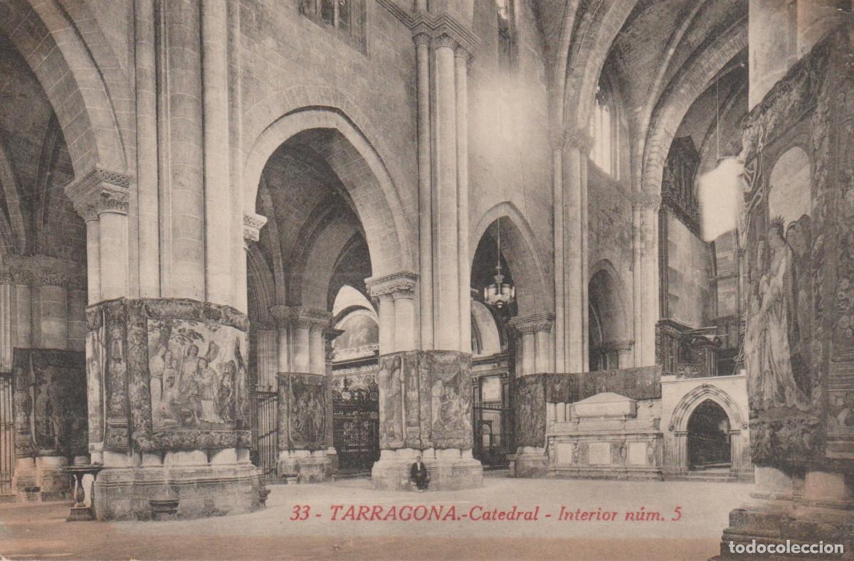 Postales: POSTAL TARRAGONA interior catedral - Foto 1