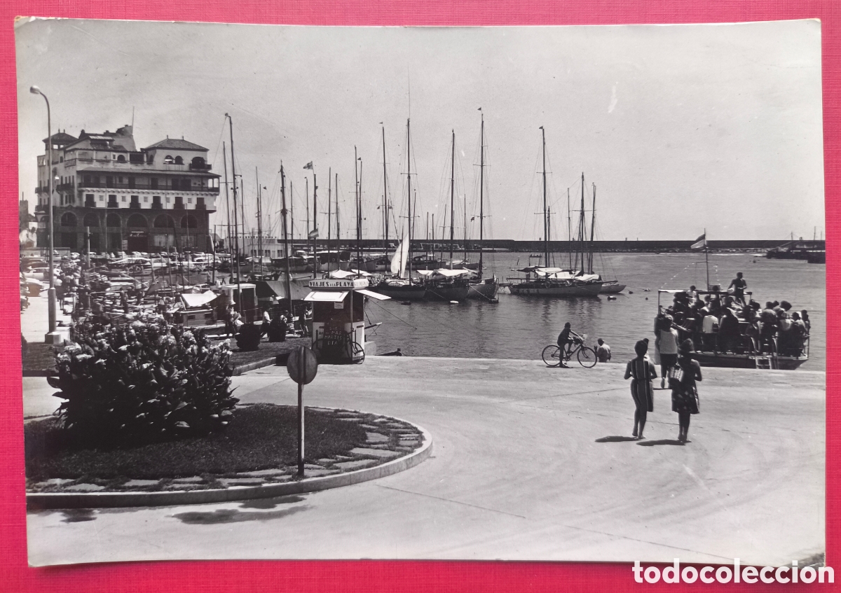 Postkarten: ARENYS DE MAR PORT POSTAL FOTOGR&Aacute;FICA ANIMADA C. 1960