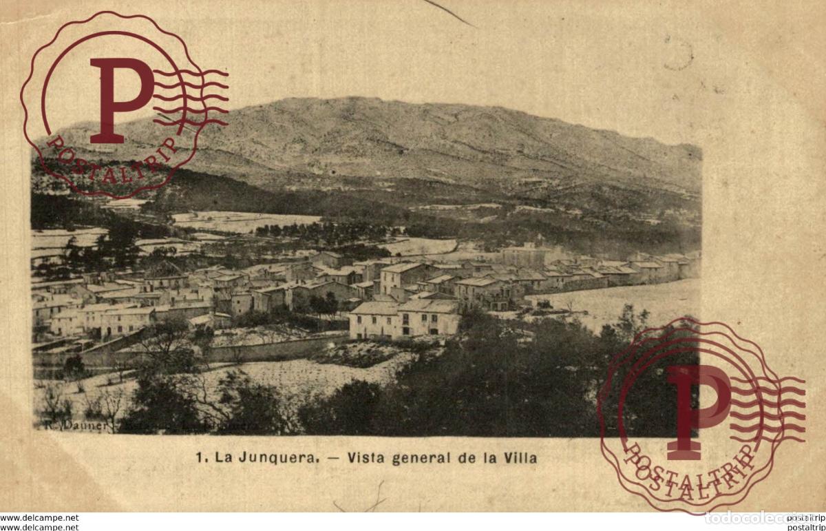 Postales: LA JUNQUERA. VISTA GENERAL DE LA VILLA - Foto 1