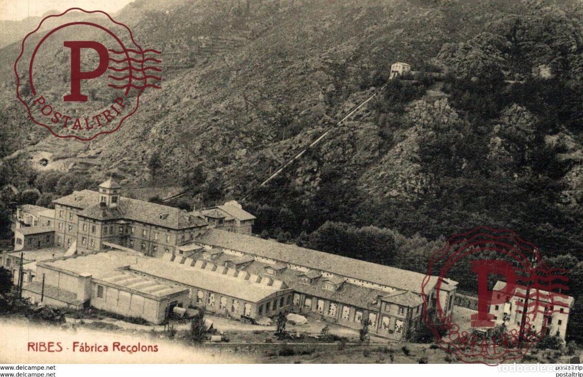 Postales: RIBES. FABRICA RECOLONS - Foto 1