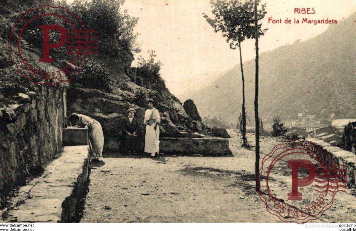 Postales: RIBES. FONT DE LAMARGARIDETA - Foto 1