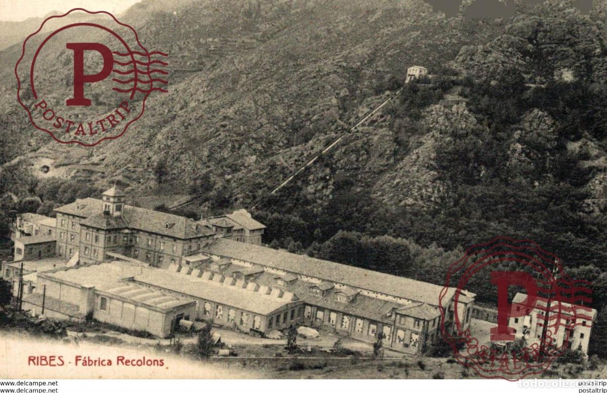Postales: RIBES. FABRICA RECOLONS - Foto 1