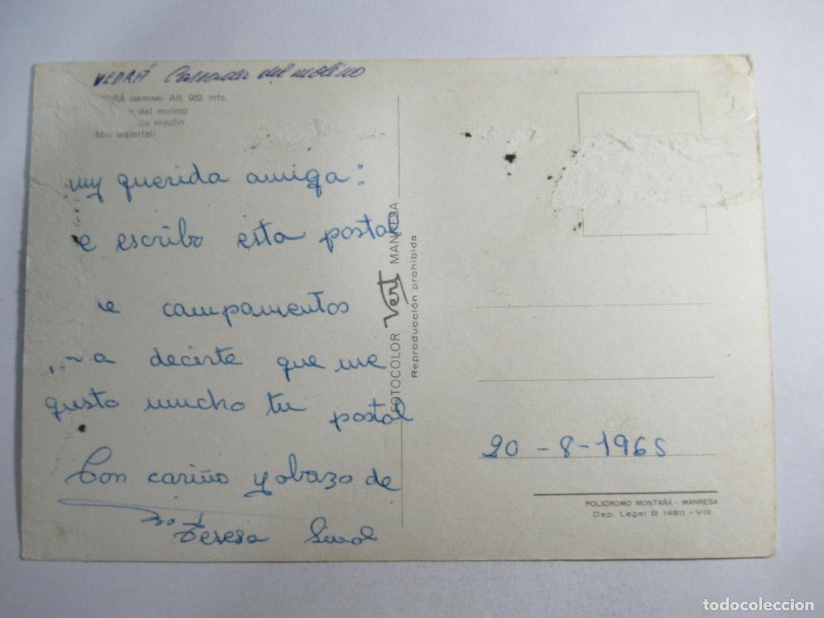 Postales: Vidr&aacute; (Girona) - Escrita - Foto 2