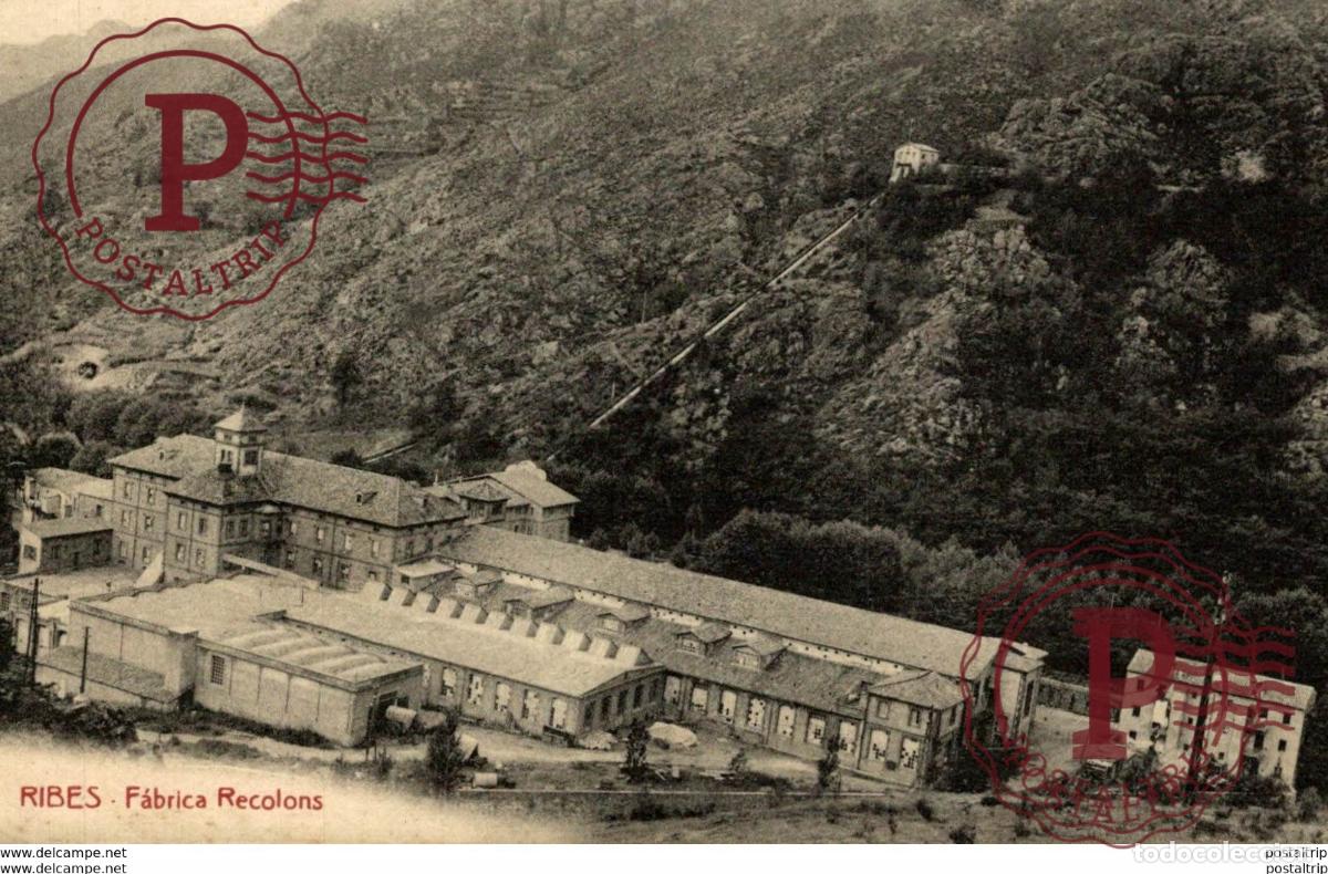 Postales: RIBES. FABRICA RECOLONS - Foto 1