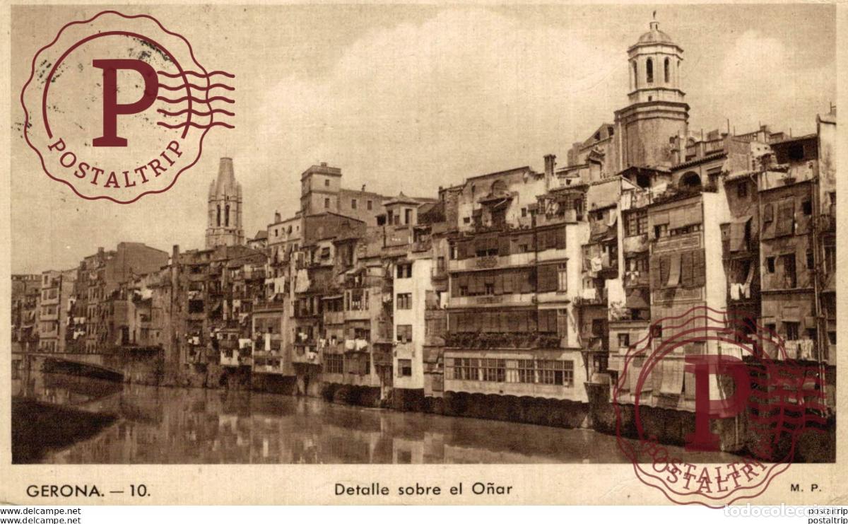 Postales: GERONA. DETALLE SOBRE O&Ntilde;AR. - Foto 1