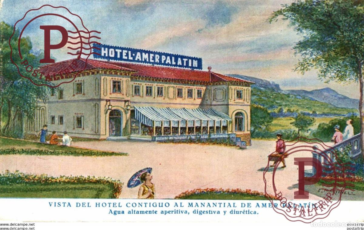 Postales: GERONA. HOTEL AMER PALATIN. - Foto 1