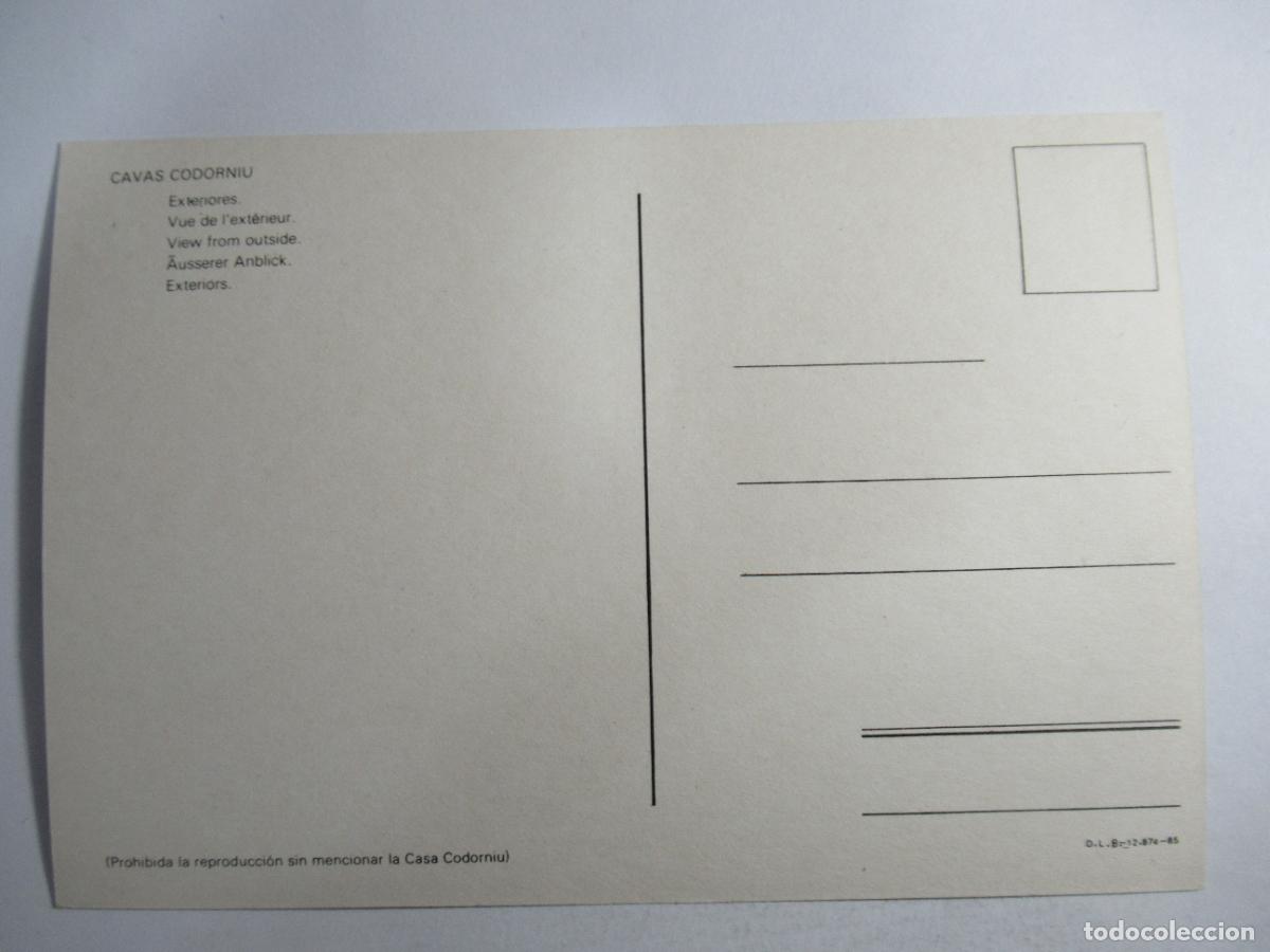Postales: Cavas Codorniu - Exteriores - S/C - Foto 2
