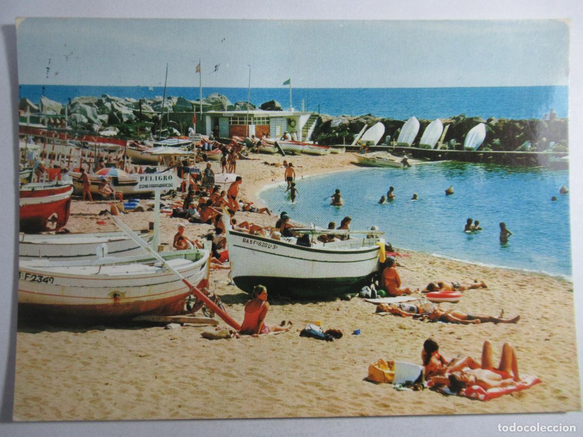 Postales: Caldetas (Barcelona) - Playa - Circulada - Foto 1