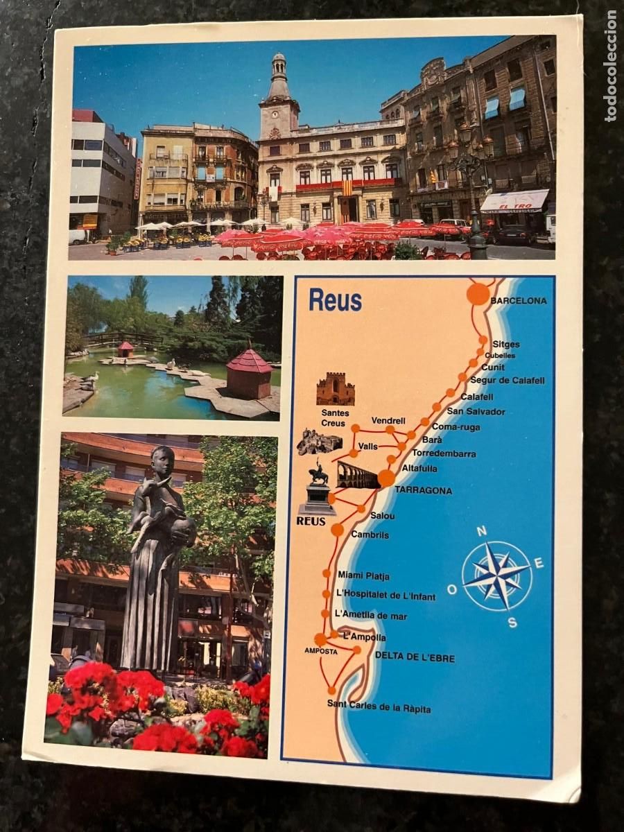 Postales: Reus 7 costa dorada sin circular - Foto 1