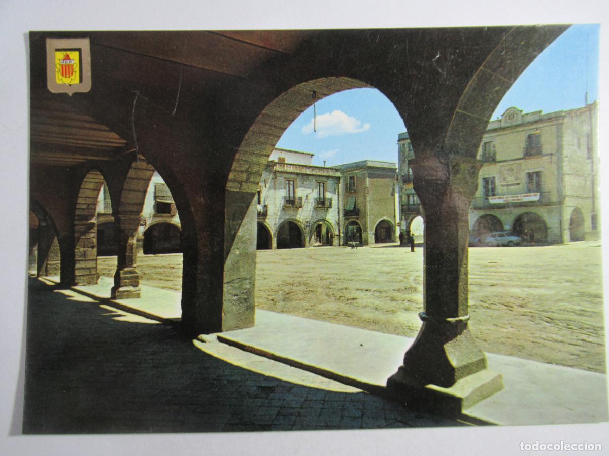 Postales: Amer (Girona) - Pla&ccedil;a Espanya - Escrita - Foto 1