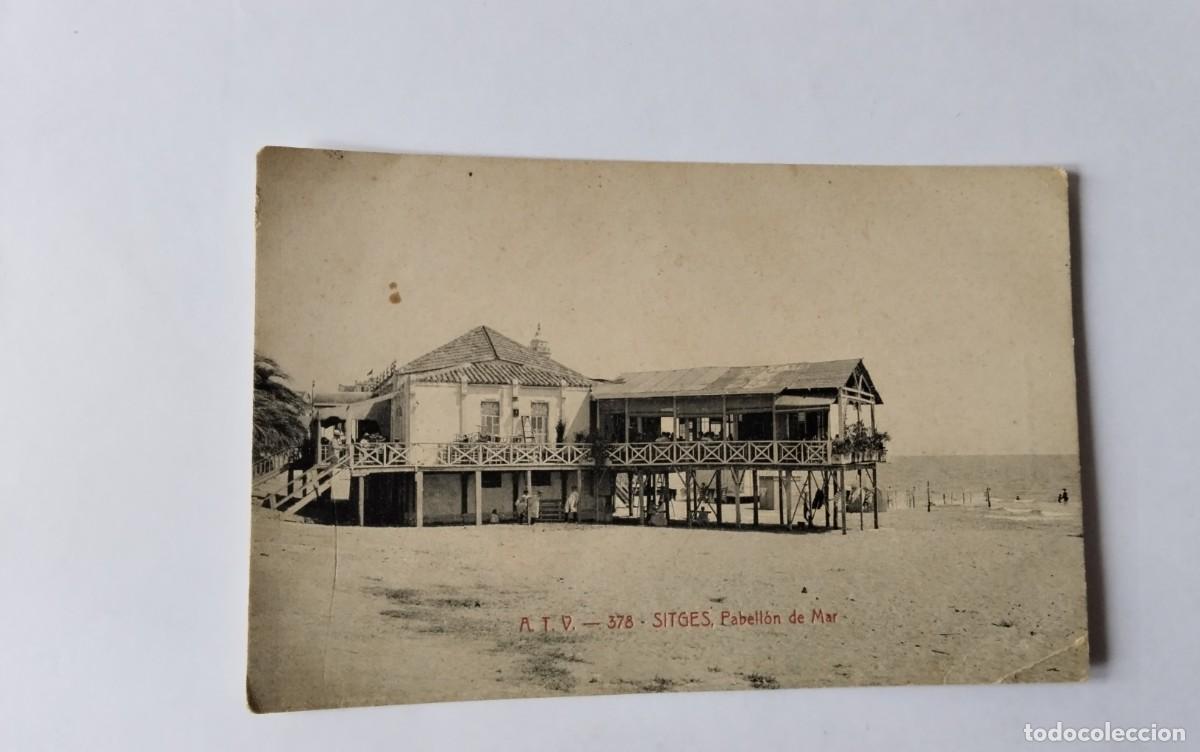 Postales: SITGES , POSTAL ANTIGUA, BLANCO Y NEGRO , - Foto 2