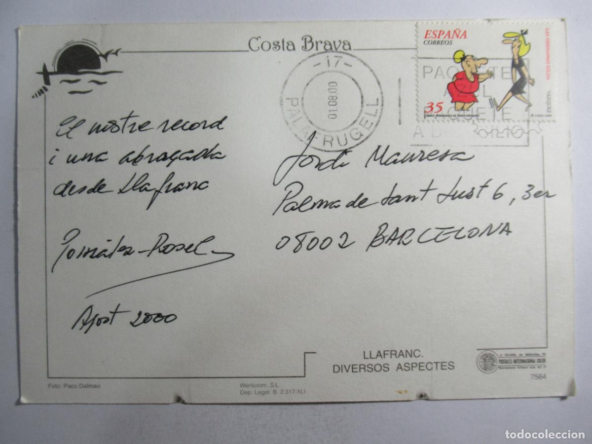 Postales: Llafranch (Girona) - Circulada - Foto 2