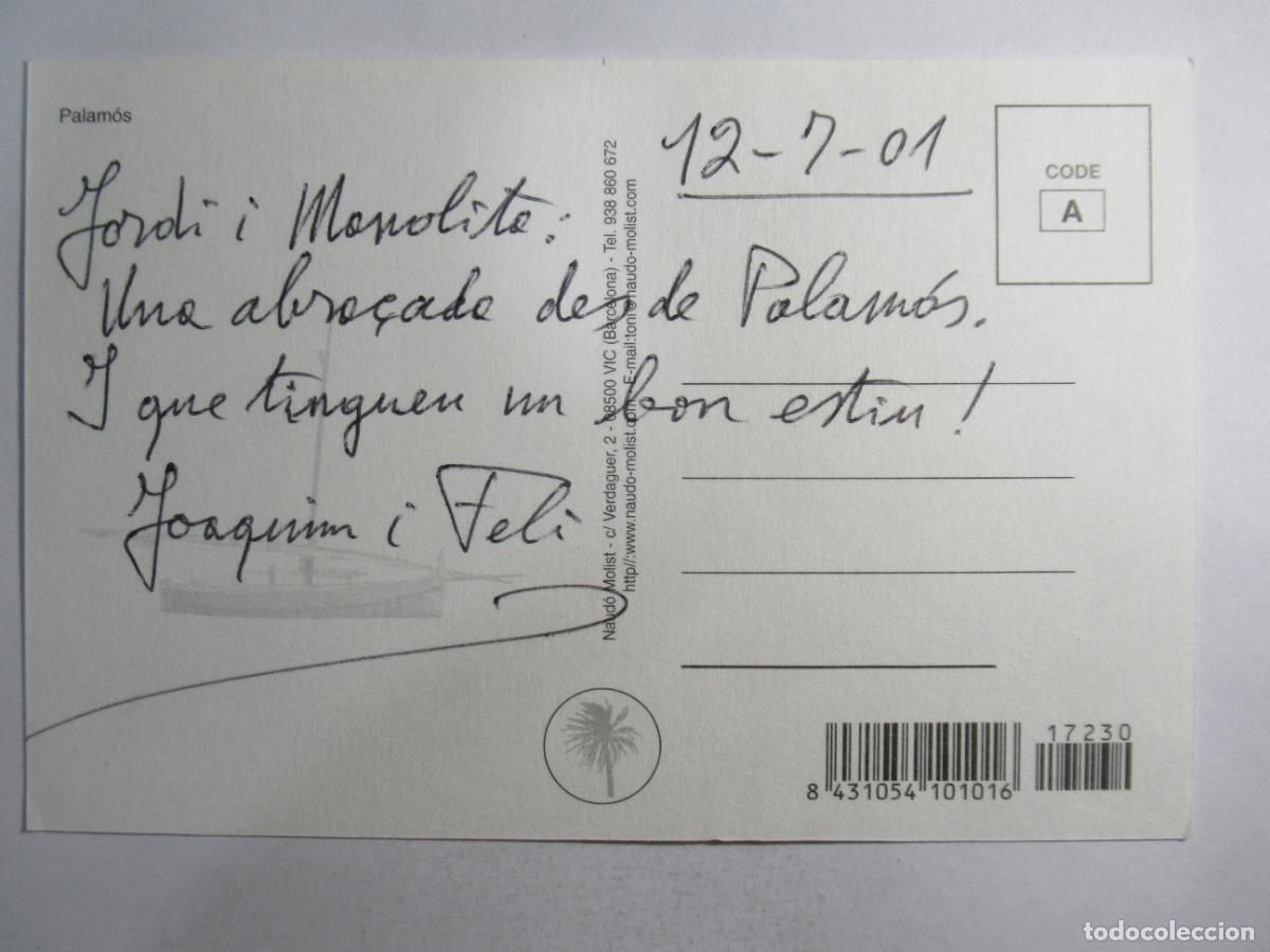 Postales: Palam&oacute;s (Girona) - Escrita - Foto 2