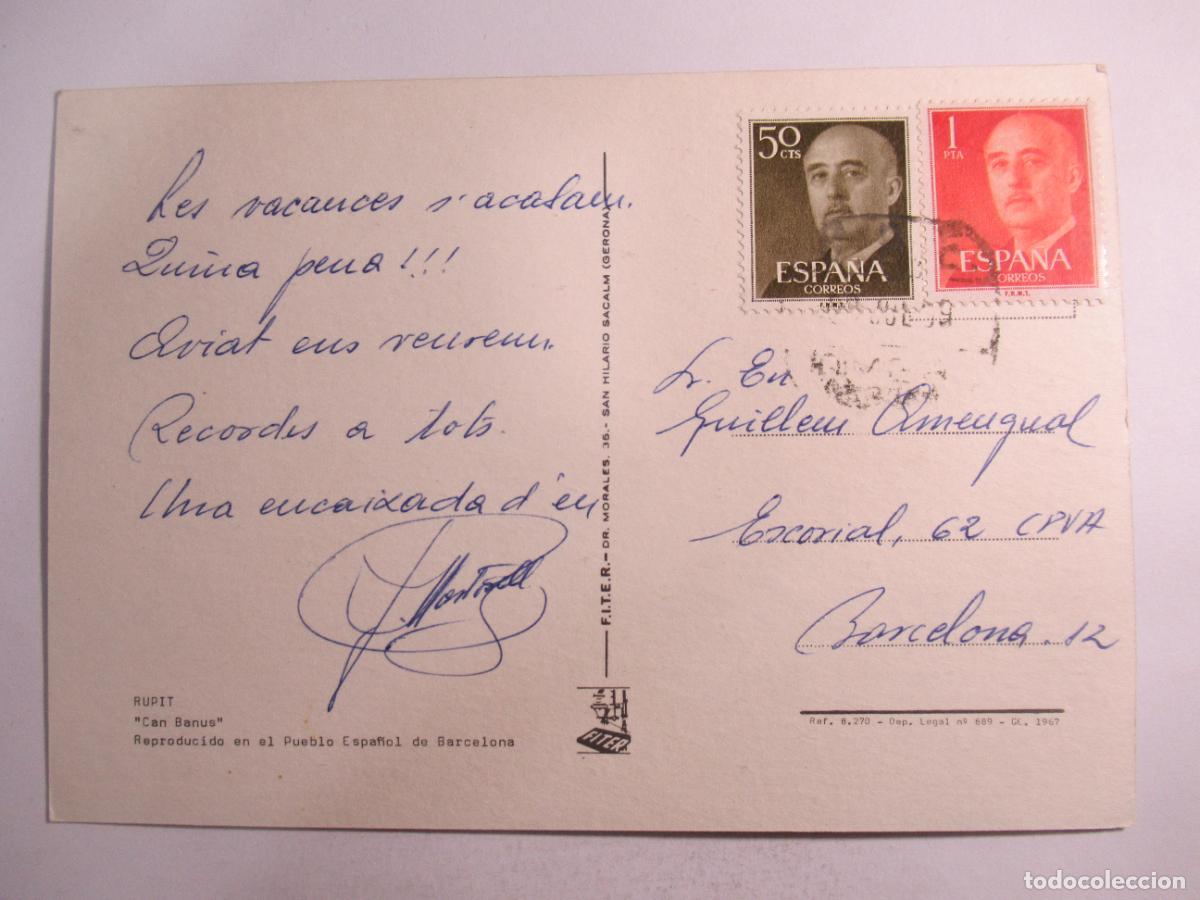 Postales: Rupit (Barcelona) - Can Banus - Circulada - Foto 2