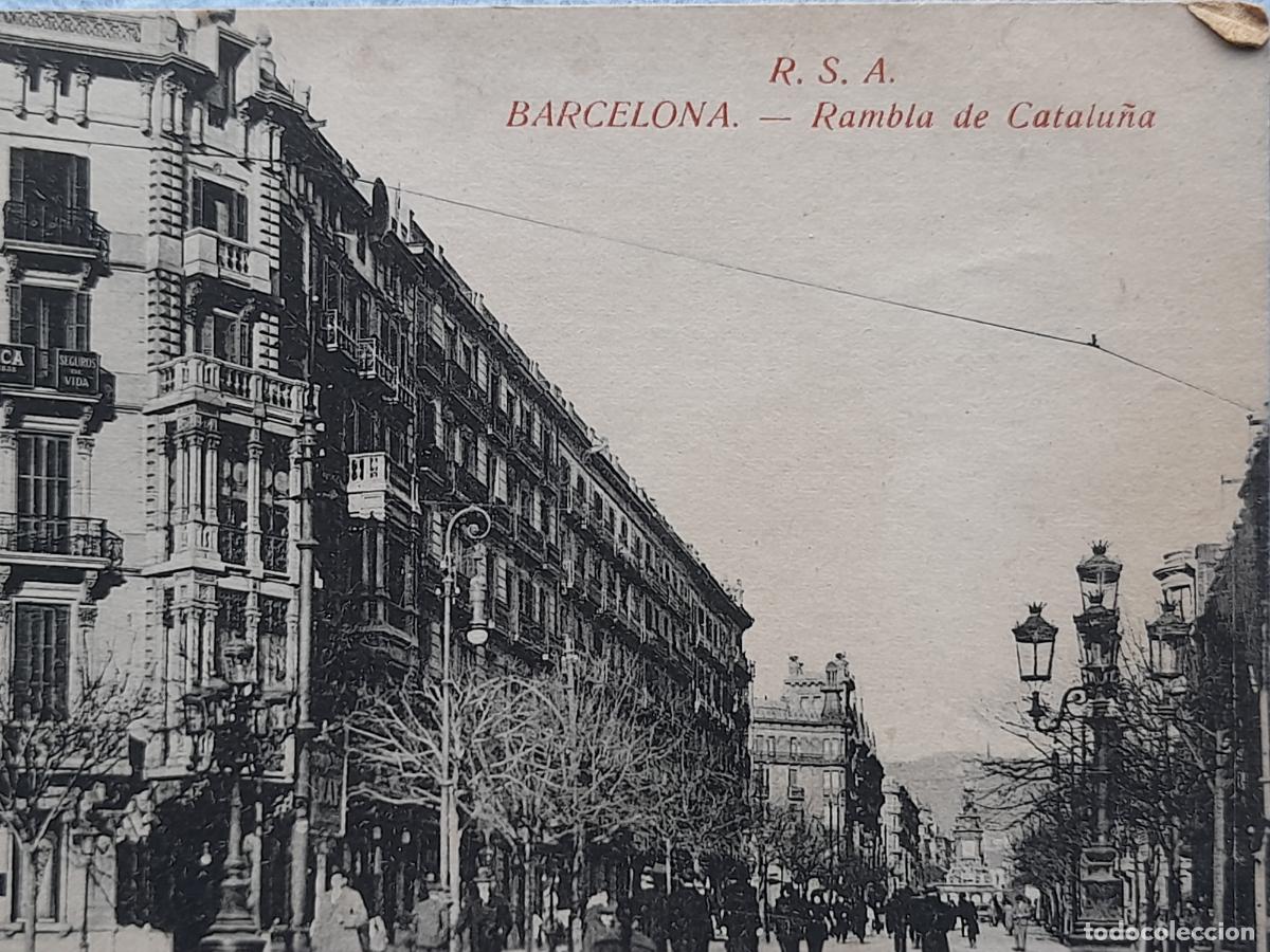 Postales: Barcelona. Rambla de Catalu&ntilde;a. - Foto 3