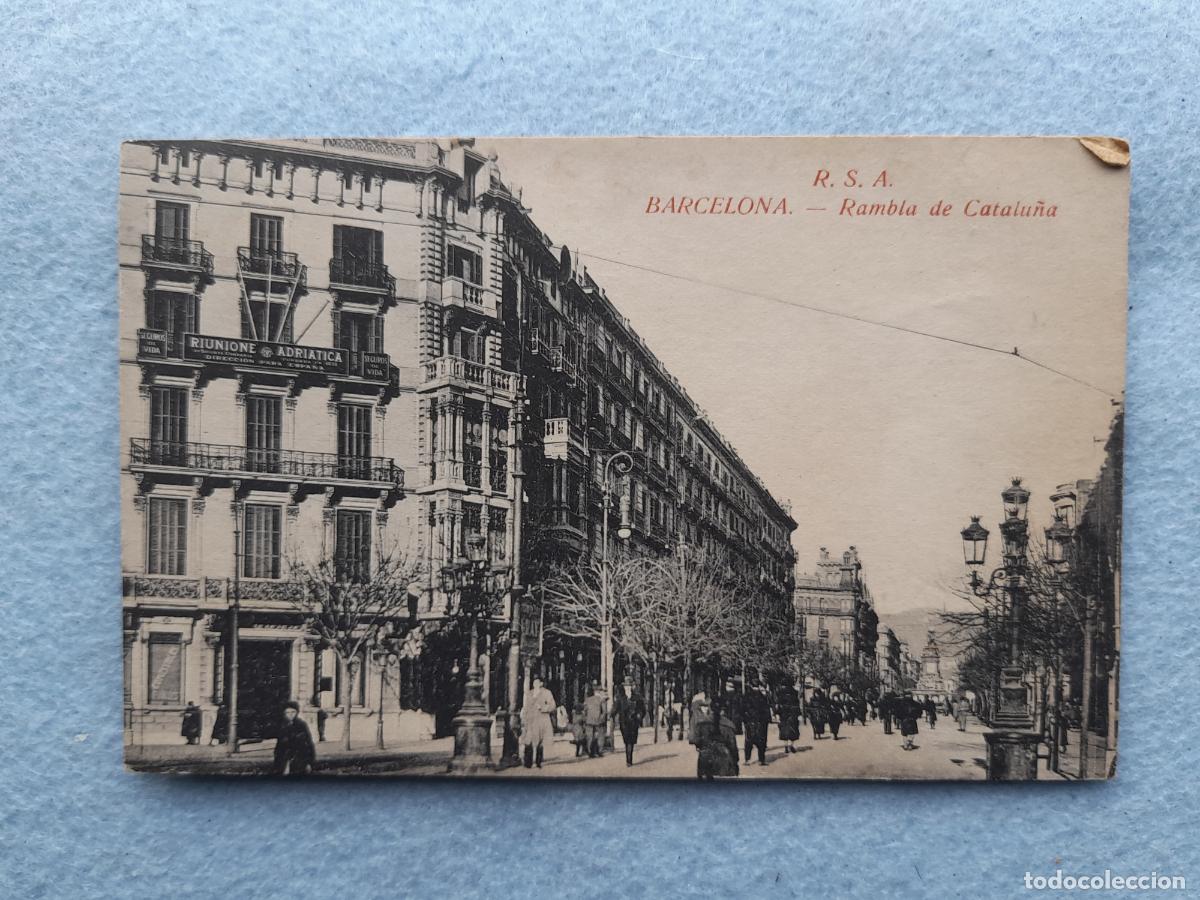 Postales: Barcelona. Rambla de Catalu&ntilde;a. - Foto 1