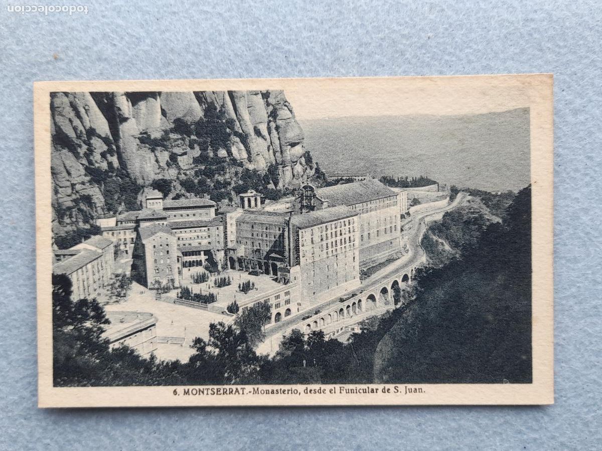 Postcards: Monserrat. Monasterio desde el Funicular de S. Juan.