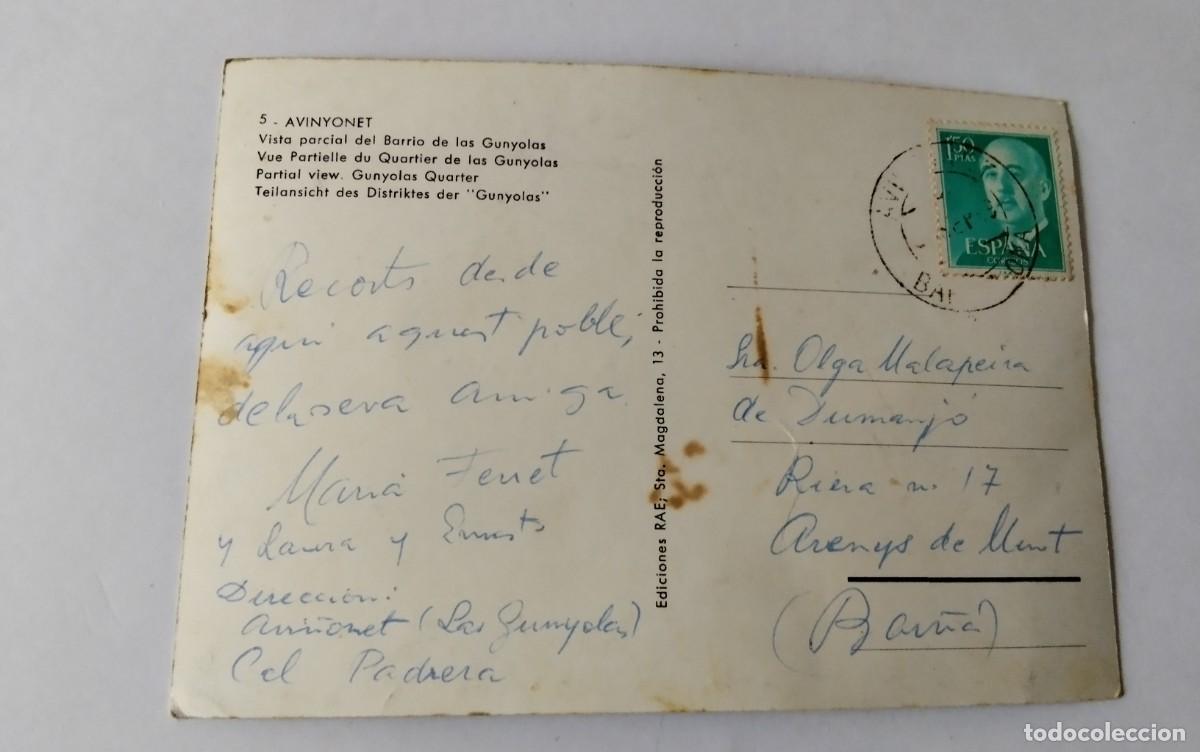 Postales: AVINYONET , POSTAL ANTIGUA - Foto 3
