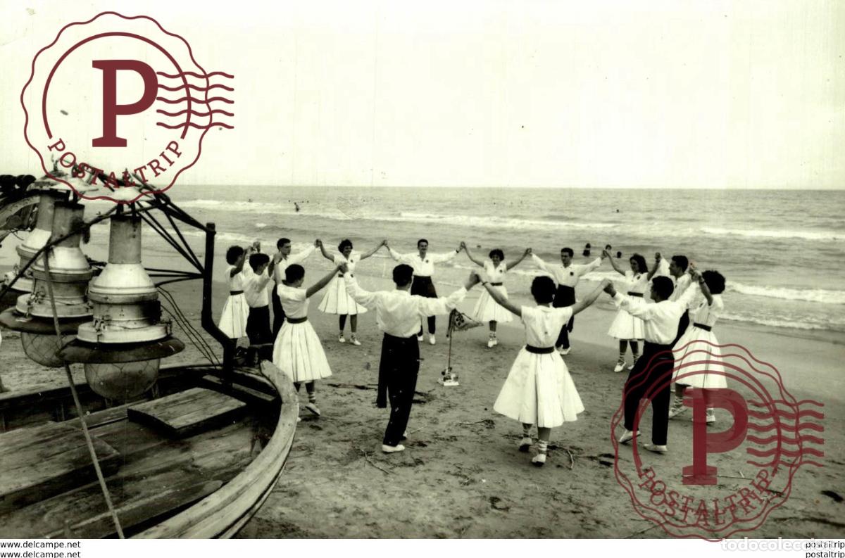 Postales: N&ordm; 22 CALAFELL CONCURSO DE SARDANAS - Foto 1