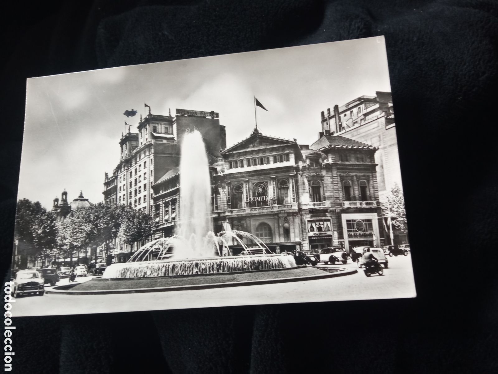 Postales: Antigua postal fotogr&aacute;fica, Barcelona, Paseo de Gracia, esquina Avenida de Jos&eacute; Antonio