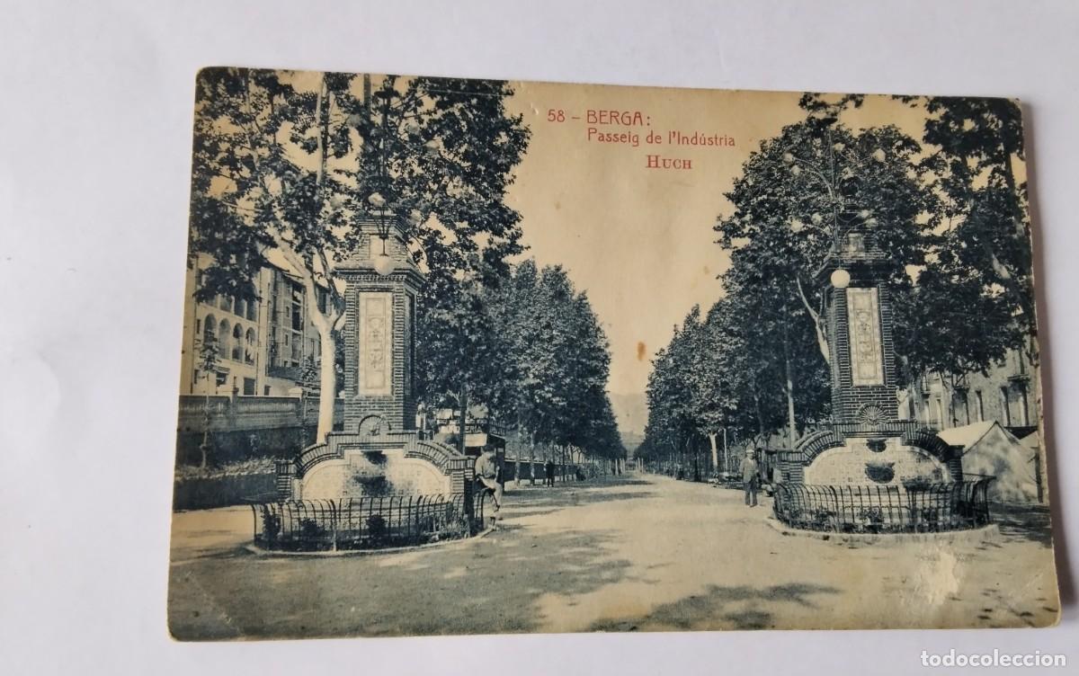 Postales: BERGA , POSTAL ANTIGUA , BLANCO Y NEGRO - Foto 1