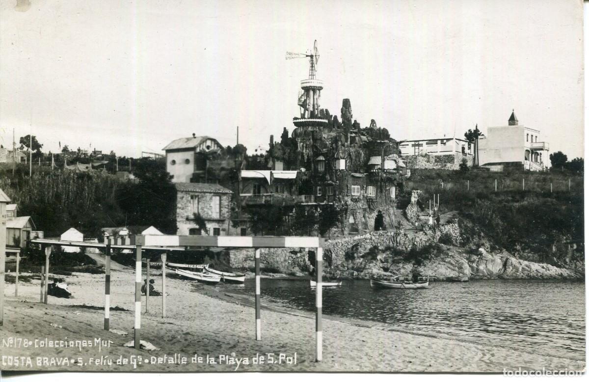 Postales: SANT FELIU DE GUIXOLS-S'AGARO-RACO DE LLEVANT-XALET SR. MONTSENY-FOTOGR&Aacute;FICA -RARA