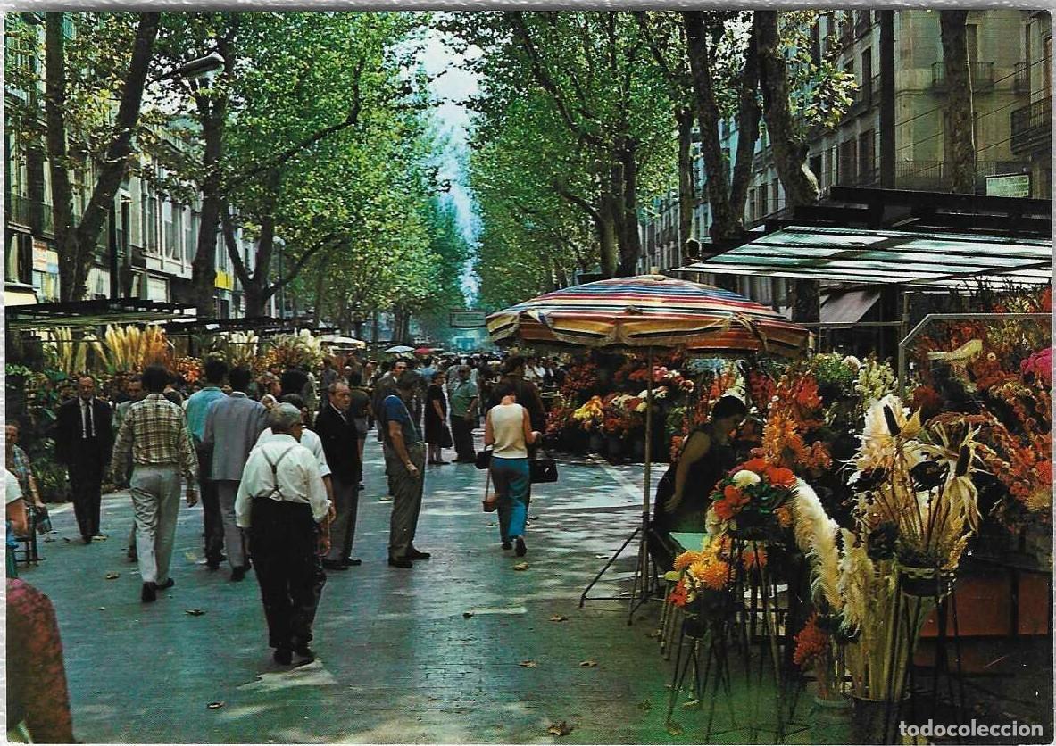 Postales: Barcelona. Las ramblas - Foto 1