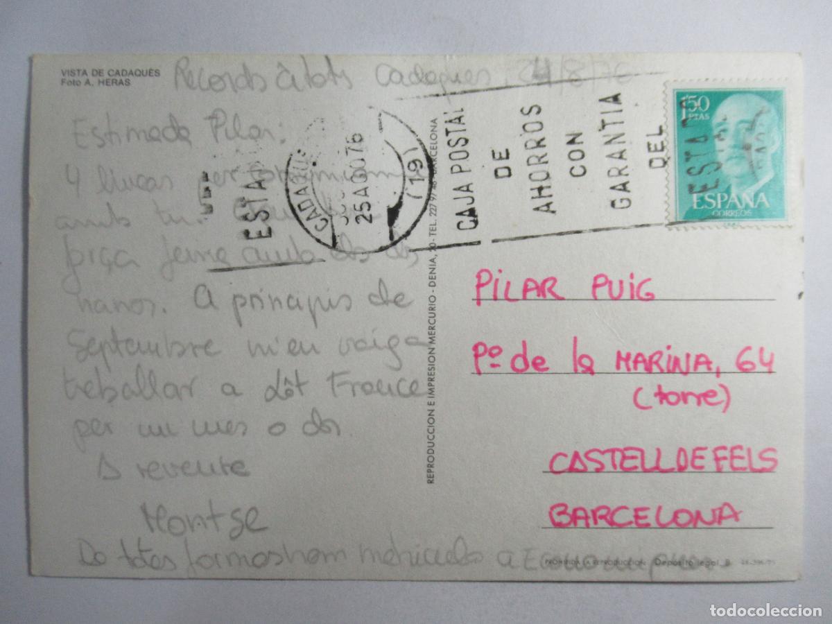 Postales: Cadaqu&eacute;s - Circulada - Foto 2