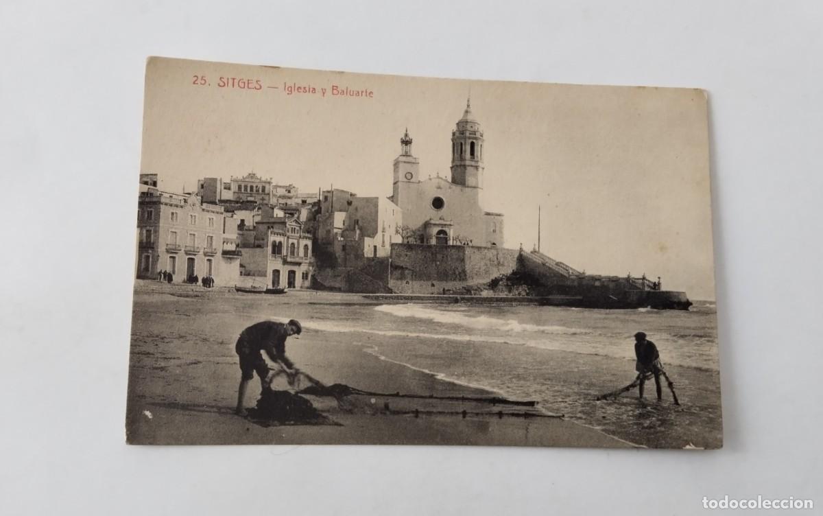 Postales: SITGES , POSTAL ANTIGUA , BLANCO Y NEGRO - Foto 2