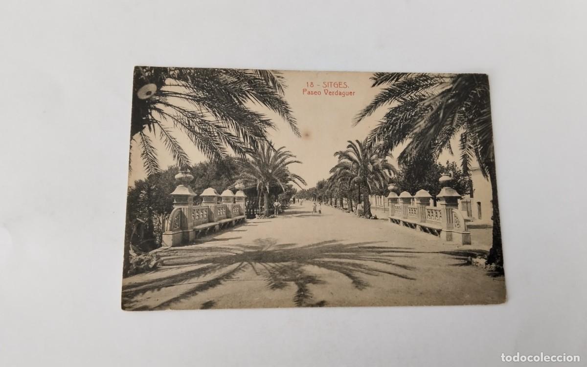 Postales: SITGES , POSTAL ANTIGUA , BLANCO Y NEGRO - Foto 2