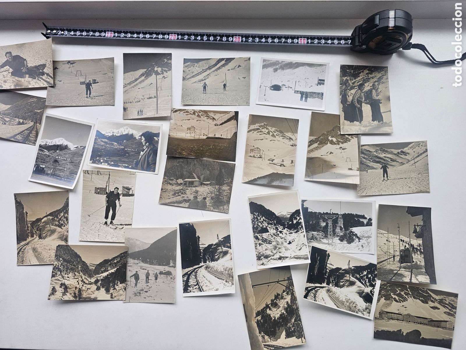 Postales: Lote de 25 fotograf&iacute;as de 1960s la Cerdanya el Ripoll&egrave;s N&uacute;ria