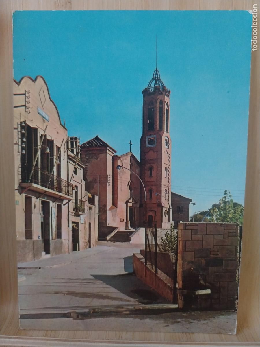 Postales: RIPOLLET PLAZA DE LA IGLESIA ED VALMAN E 554 ESCRITA
