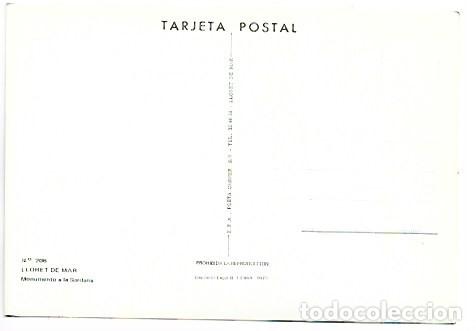Postales: MONUMENTO A LA SARDANA.- LLORET DE MAR - Foto 2