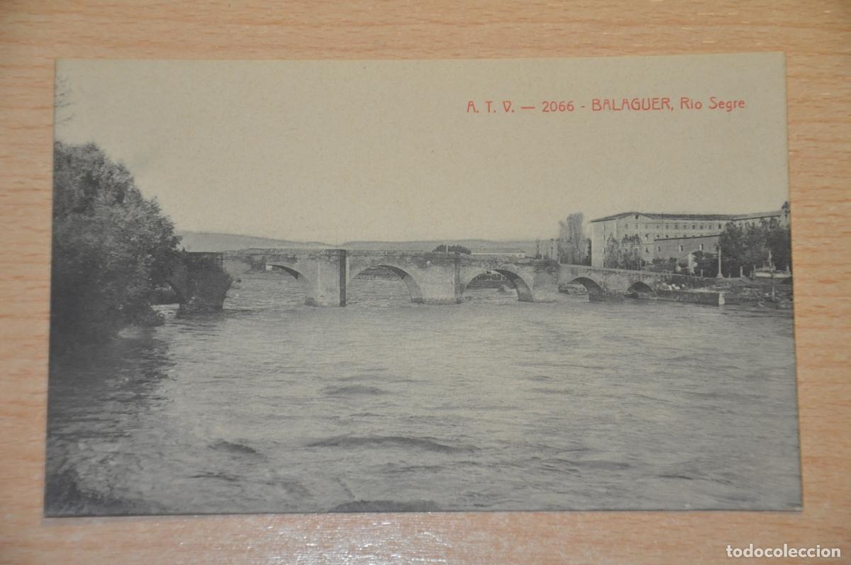Postales: postal balaguer, rio segre atv 2066