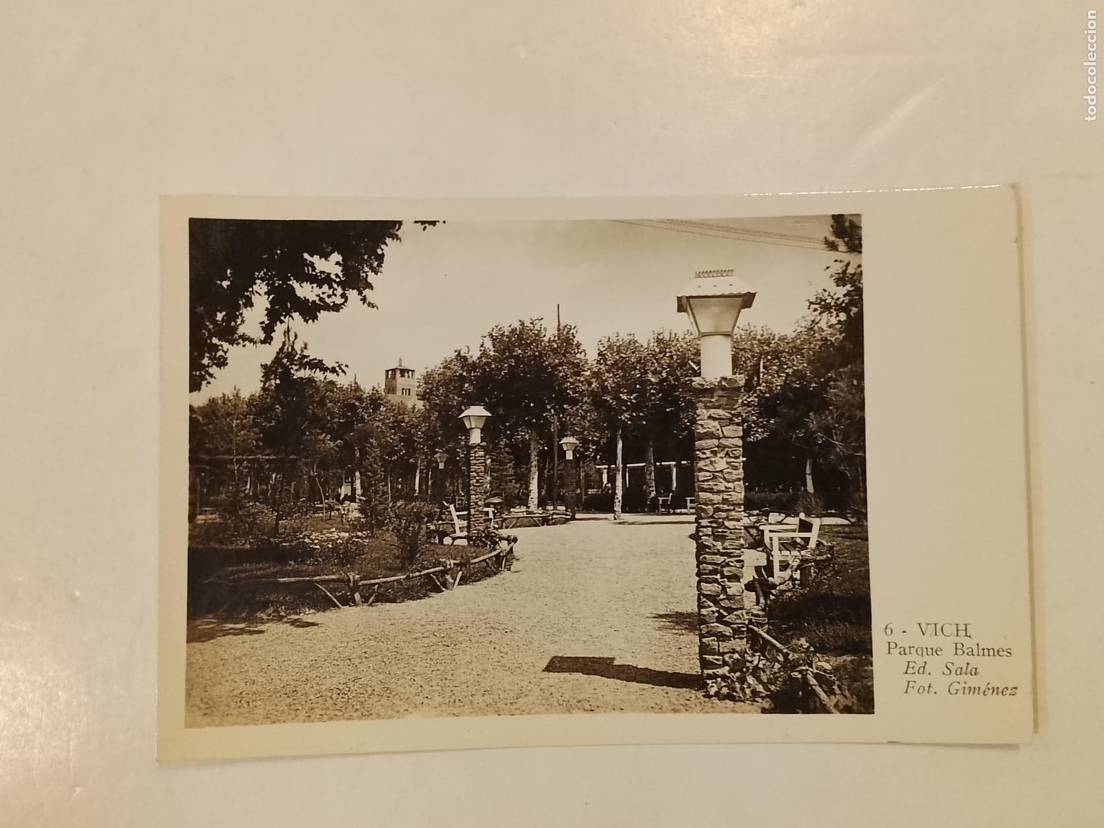 Postkarten: VIC - VICH - PARQUE BALMES - EDITORIAL FOTOGRAFICA -POSTAL ANTIGUA-(115.265)