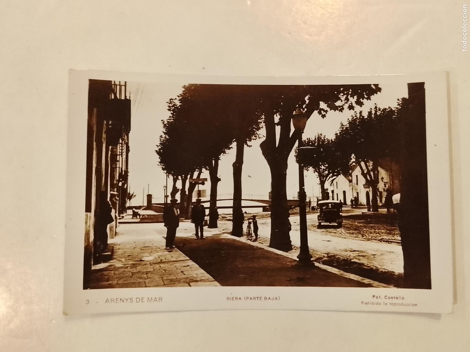 Postales: ARENYS DE MAR - RIERA (PARTE BAJA) - FOTOGRAFICA CASTELLS -POSTAL ANTIGUA-(115.272)