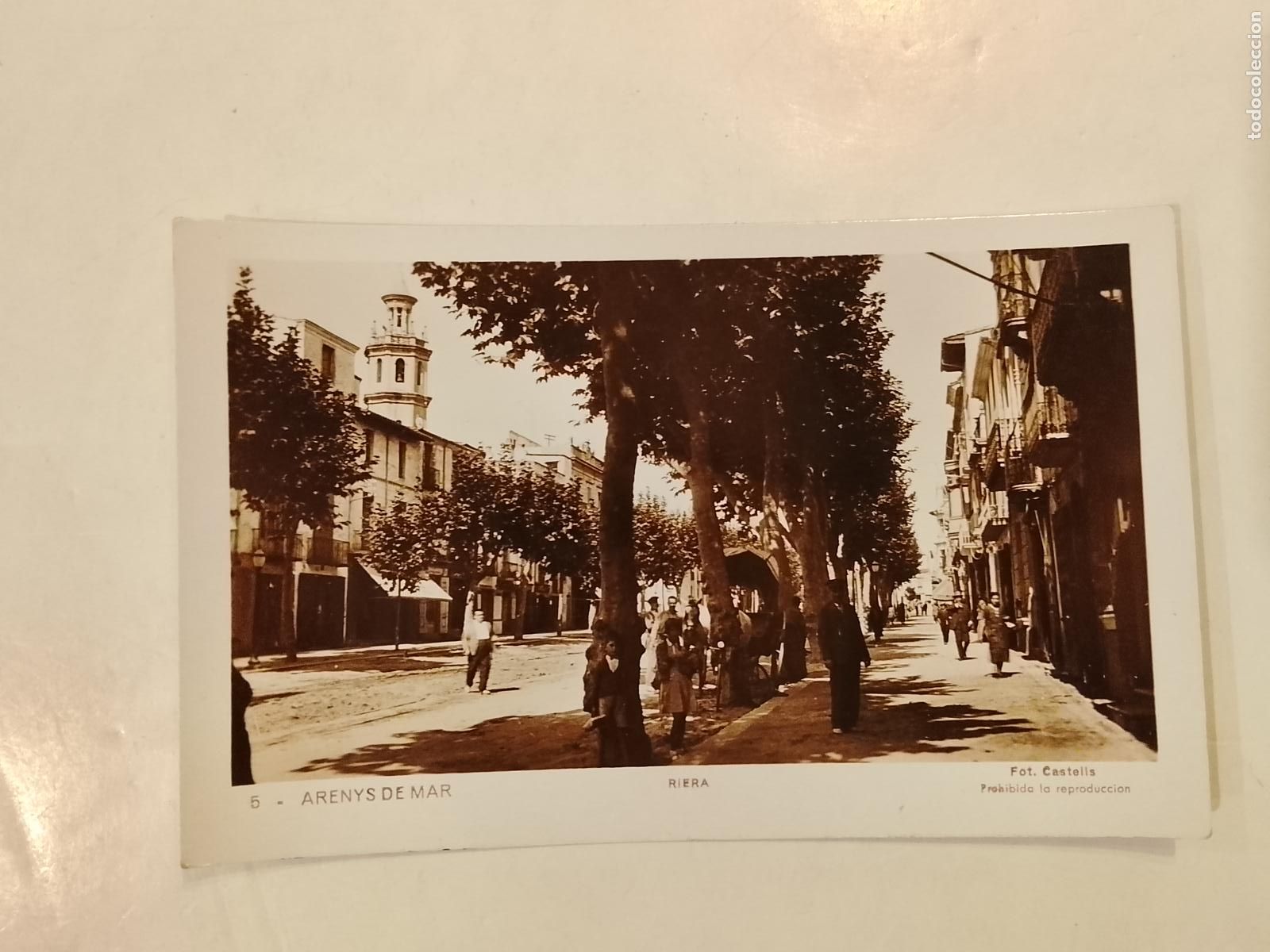 Postales: ARENYS DE MAR - RIERA - FOTOGRAFICA CASTELLS -POSTAL ANTIGUA-(115.275)