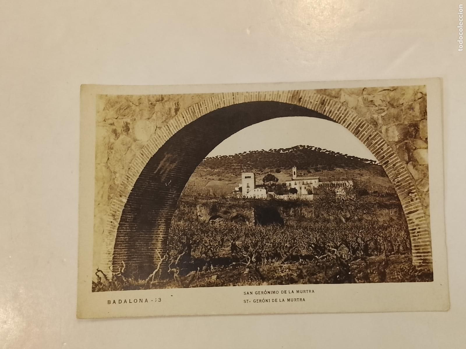 Postales: BADALONA - SANT JERONI DE LA MURTRA - FOTOGRAFICA CASA RIERA , LIBRERIA -POSTAL ANTIGUA-(115.277)