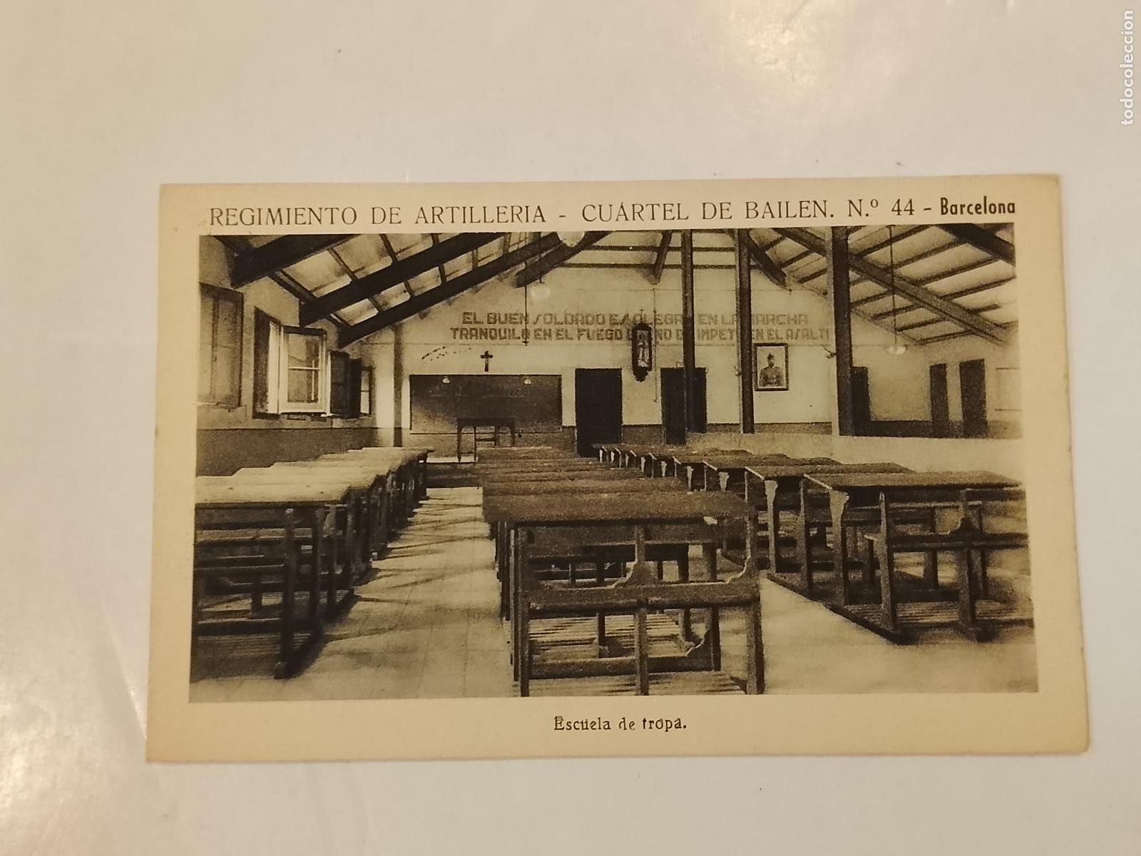 Postales: BARCELONA - REGIMIENTO DE ARTILLERIA - CUARTEL DE BAILEN -ESCUELA DE TROPA-POSTAL ANTIGUA-(115.334)