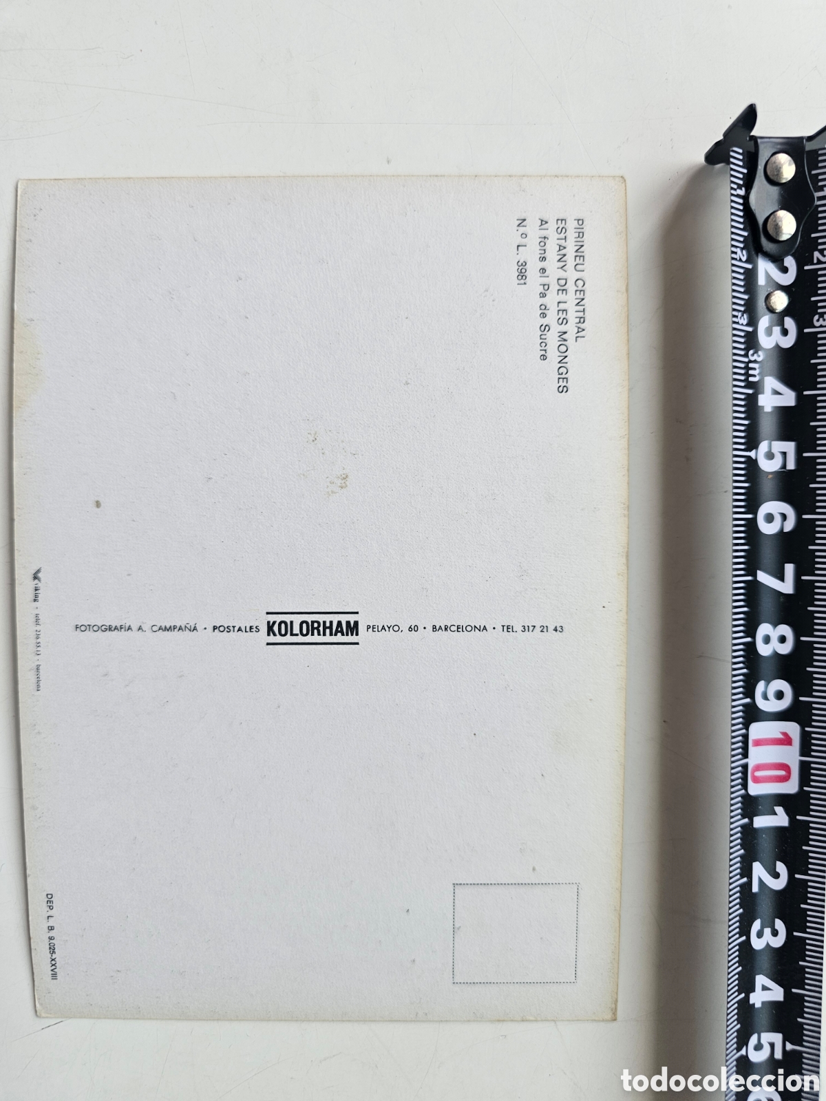 Postales: Postal de LEstany de les monges 3981 1985 - Foto 3