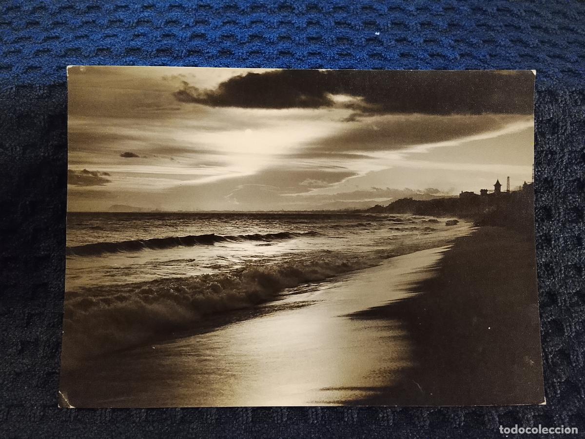 Postales: MASNOU - PLAYA EN INVIERNO - FOTO T. TORRES -POSTAL ANTIGUA-(115.385)